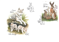 Animals in our nature with their young