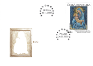 Works of Art on Postage Stamps: Vyšehrad Madonna