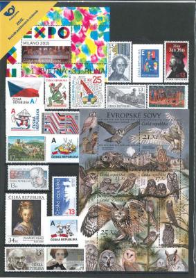 Mounted stamps - annual set 2015