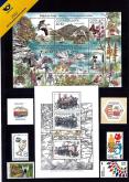 Mounted stamps -  annual set