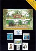 Mounted stamps -  annual set